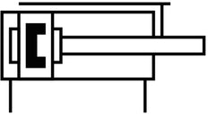 Festo Compact Cylinder 12mm Bore 25mm Stroke Double Acting - 156848
