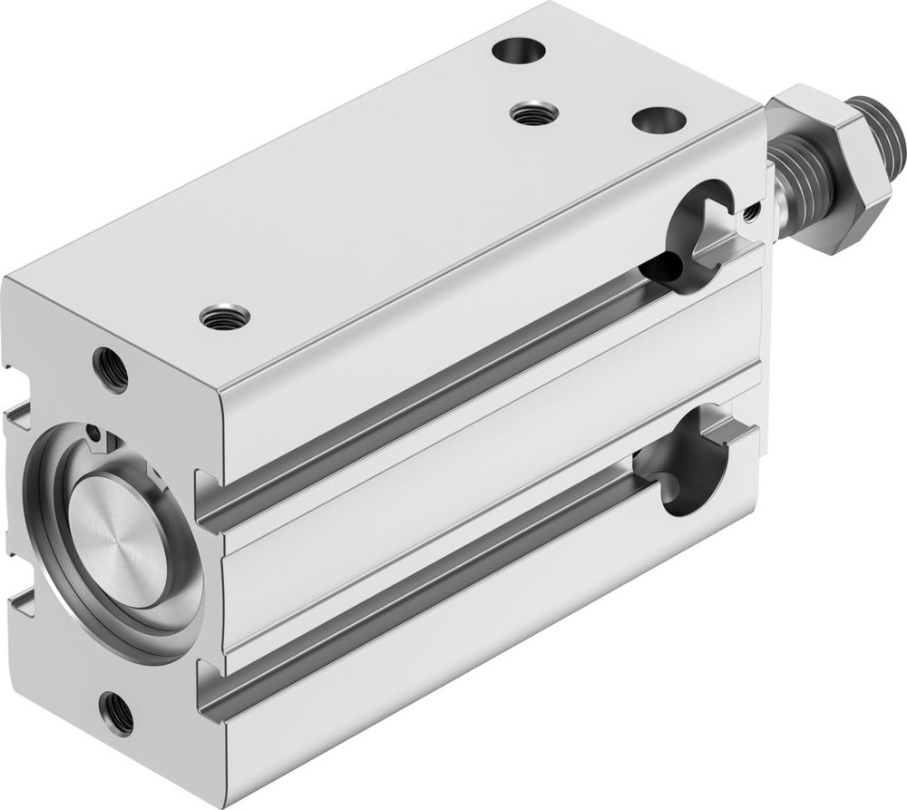Festo Compact Cylinder 25mm Bore 30mm Stroke Double Acting - 4840829