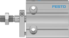 Festo Compact Cylinder 25mm Bore 10mm Stroke Single Acting - 4840836
