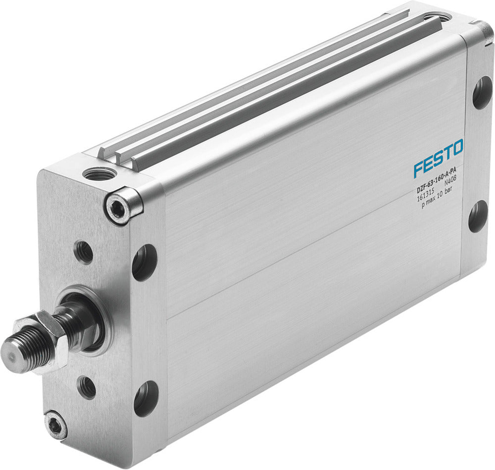 Festo Flat Cylinder 50mm Bore 100mm Stroke Double Acting - 161298