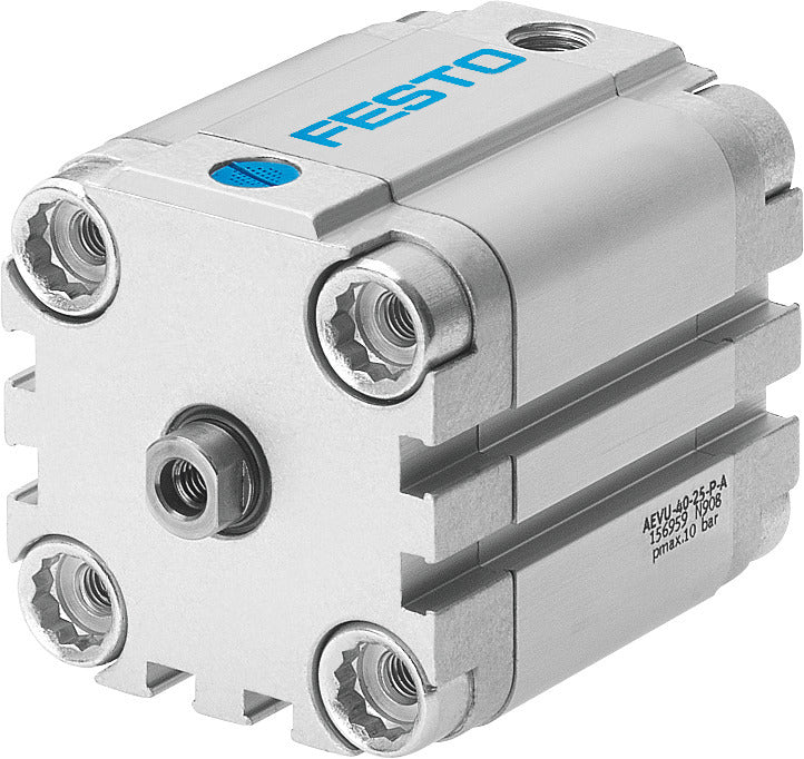 Festo Compact Cylinder 50mm Bore 25mm Stroke Single Acting - 156963