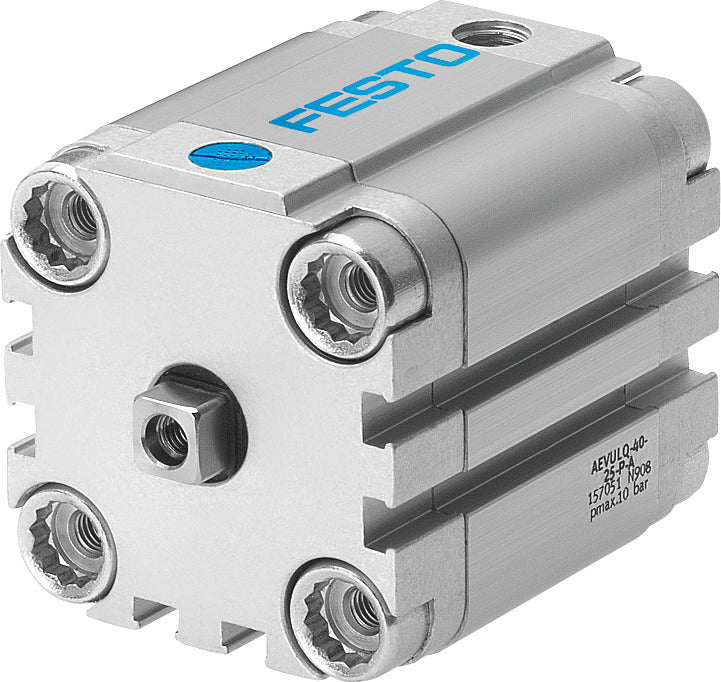 Festo Compact Cylinder 50mm Bore 25mm Stroke Single Acting - 157055