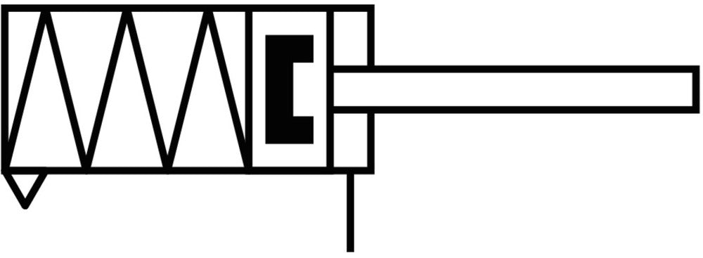 Festo Compact Cylinder 16mm Bore 15mm Stroke Single Acting - 157213