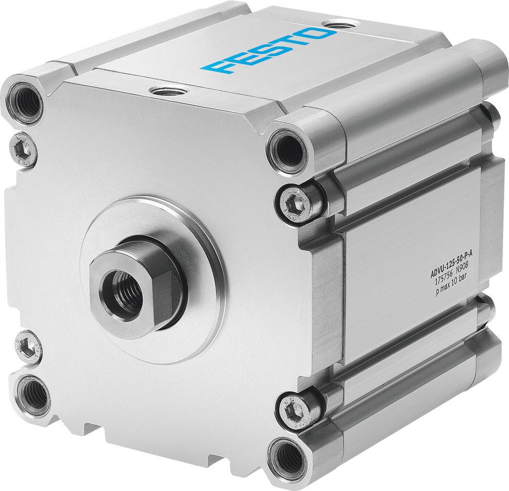 Festo Compact Cylinder 125mm Bore 80mm Stroke Double Acting - 175758