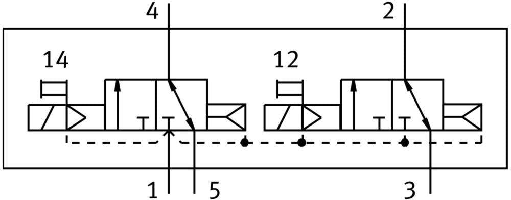 Festo 2x3/2 NC Monostable Air Solenoid Valve M7 170 - 190l/min - 566471