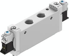 Festo 2x3/2 NC Monostable Air Solenoid Valve G1/4 870l/min - 574425