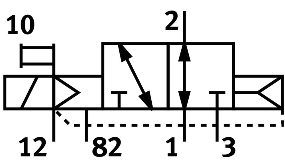 Festo 3/2 NO Monostable Air Solenoid Valve G3/8 2300l/min - 575584