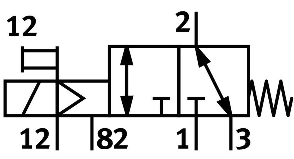 Festo 3/2 NC Monostable Air Solenoid Valve G1/4 800l/min - 7959