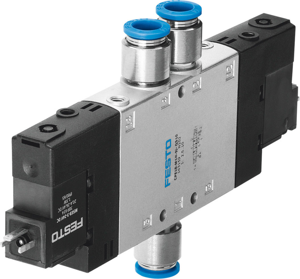 Festo 5/2 Bistable Air Solenoid Valve QS-8 850l/min - 163795