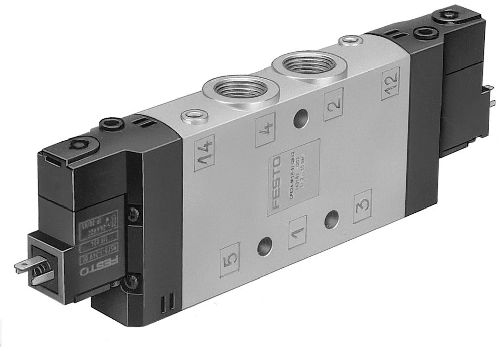 Festo 5/3 Pressurized Air Solenoid Valve G3/8 2600l/min - 170305