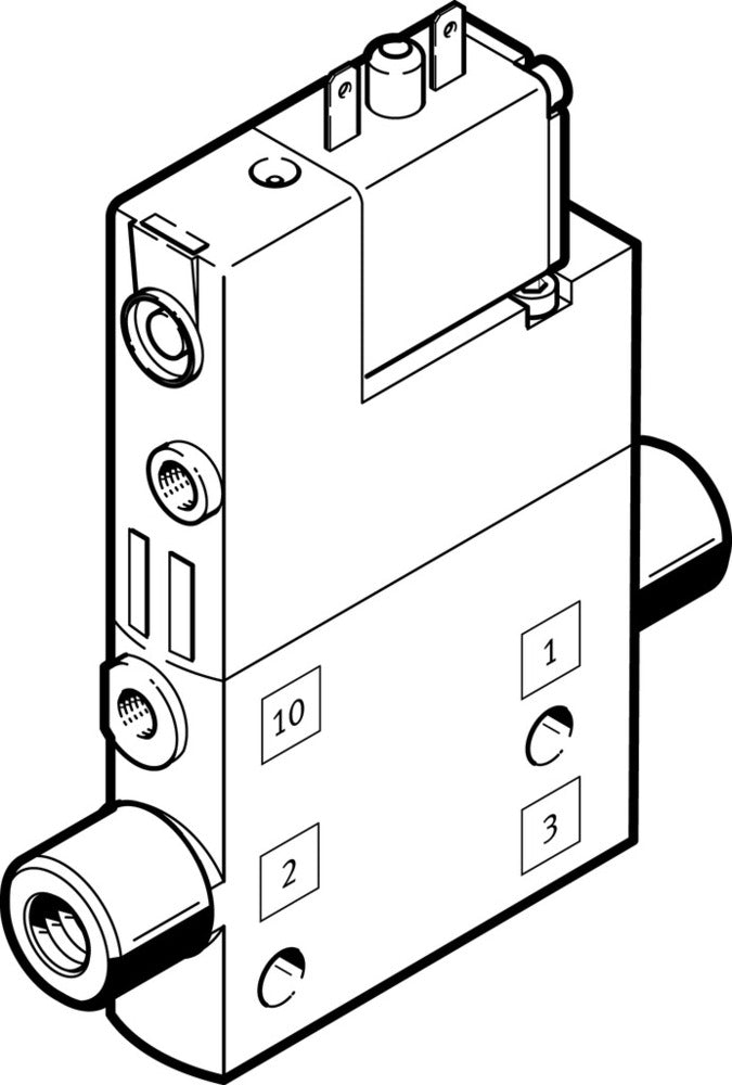 Festo 3/2 NO Monostable Air Solenoid Valve M5 190l/min - 196854
