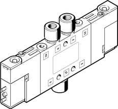 Festo 5/2 Bistable Air Solenoid Valve M5 180l/min - 196875