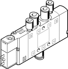 Festo 5/2 Monostable Air Solenoid Valve QS-4 180l/min - 196885