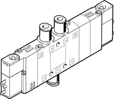 Festo 5/3 Pressurized Air Solenoid Valve QS-6 370l/min - 196895