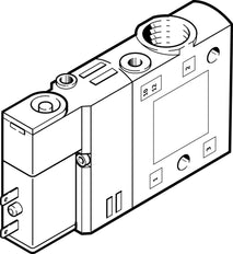 Festo 3/2 NO Monostable Air Solenoid Valve G1/8 900l/min - 196931