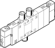 Festo 5/3 Exhausted Air Solenoid Valve QS-6 250l/min - 533155