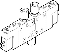 Festo 5/3 NC Air Solenoid Valve M5 180l/min - 533160