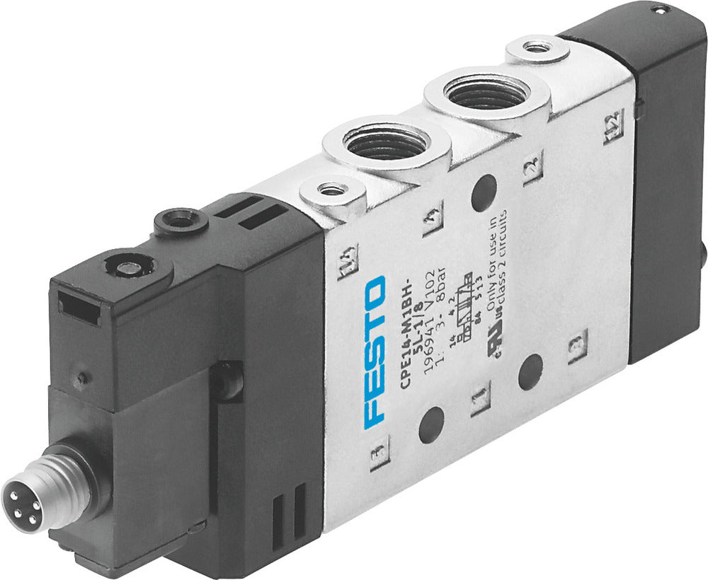 Festo 5/2 Monostable Air Solenoid Valve G1/8 800l/min - 550237