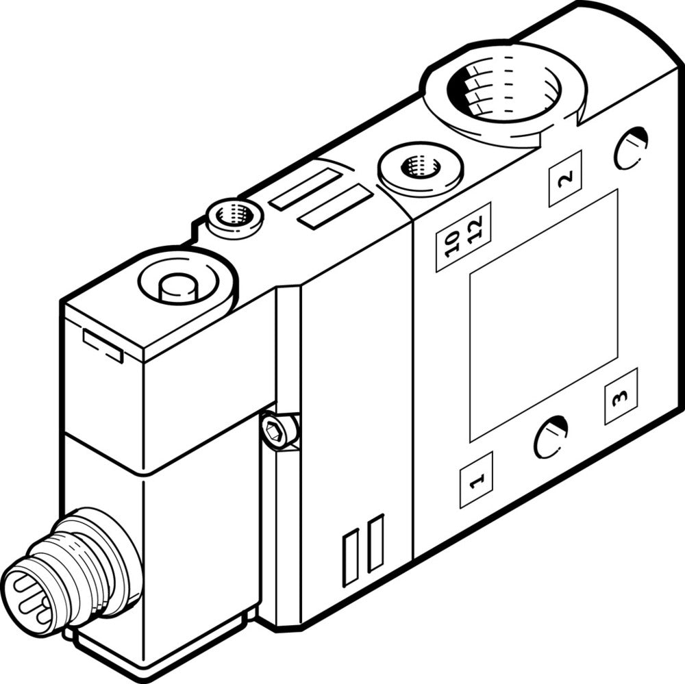 Festo 3/2 NC Monostable Air Solenoid Valve G1/8 900l/min - 550248