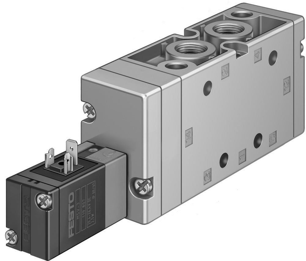 Festo 5/2 Monostable Air Solenoid Valve G3/8 2000l/min - 15342