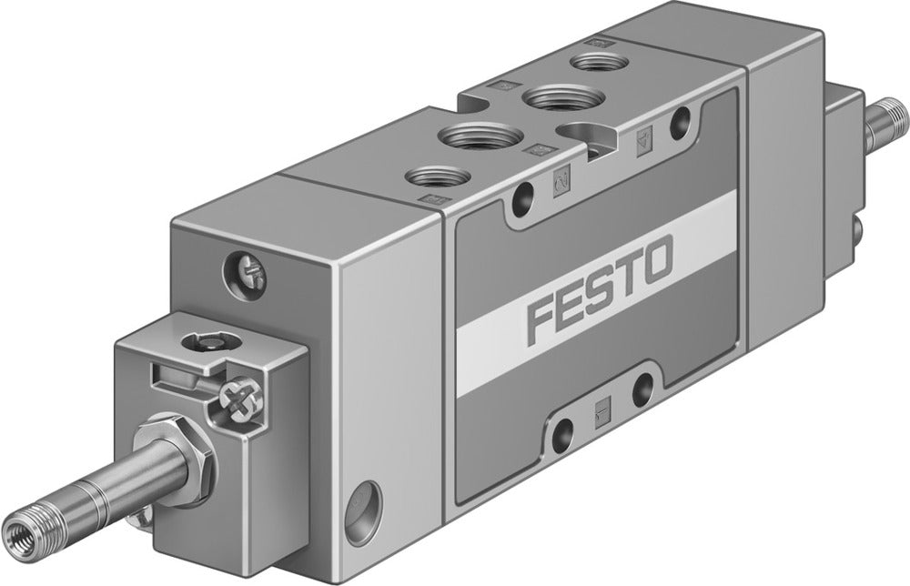 Festo 5/3 NC Air Solenoid Valve G1/4 1600l/min - 31001