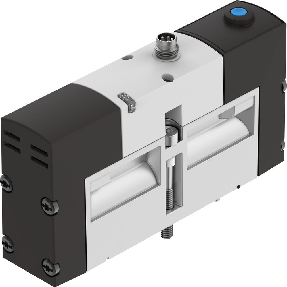 Festo 5/2 Monostable Air Solenoid Valve Size 26mm ISO 15407-1 1100l/min - 534525