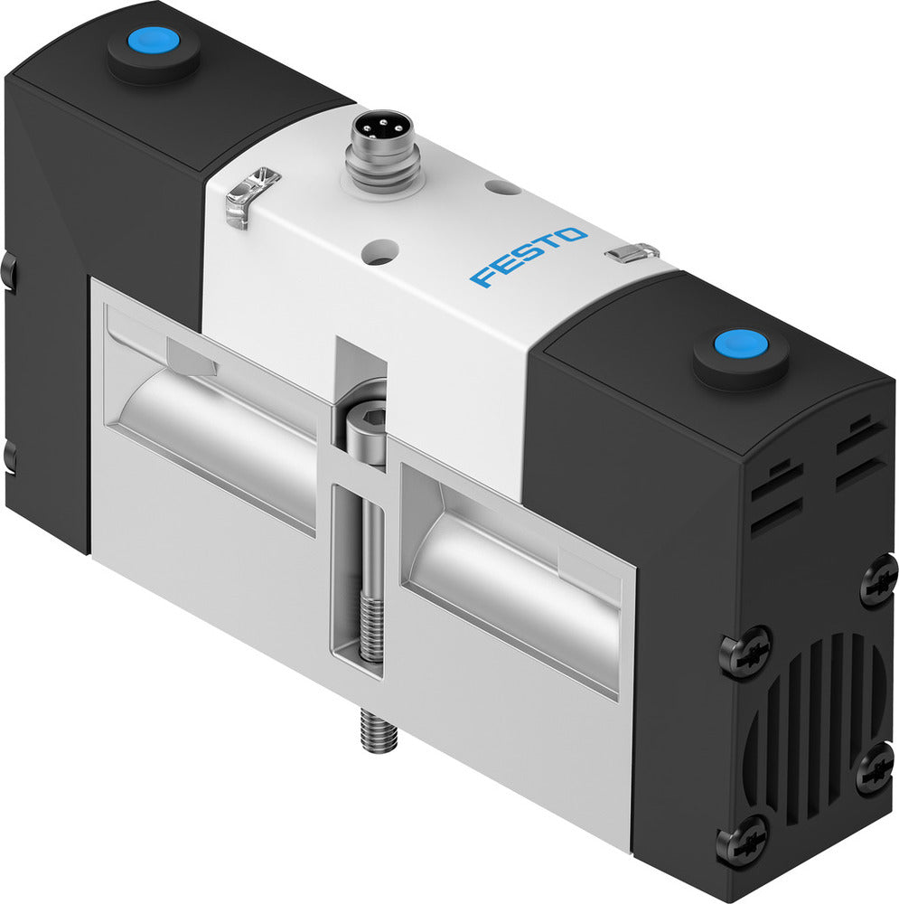 Festo 5/3 Exhausted Air Solenoid Valve Size 26mm ISO 15407-1 1000l/min - 534530