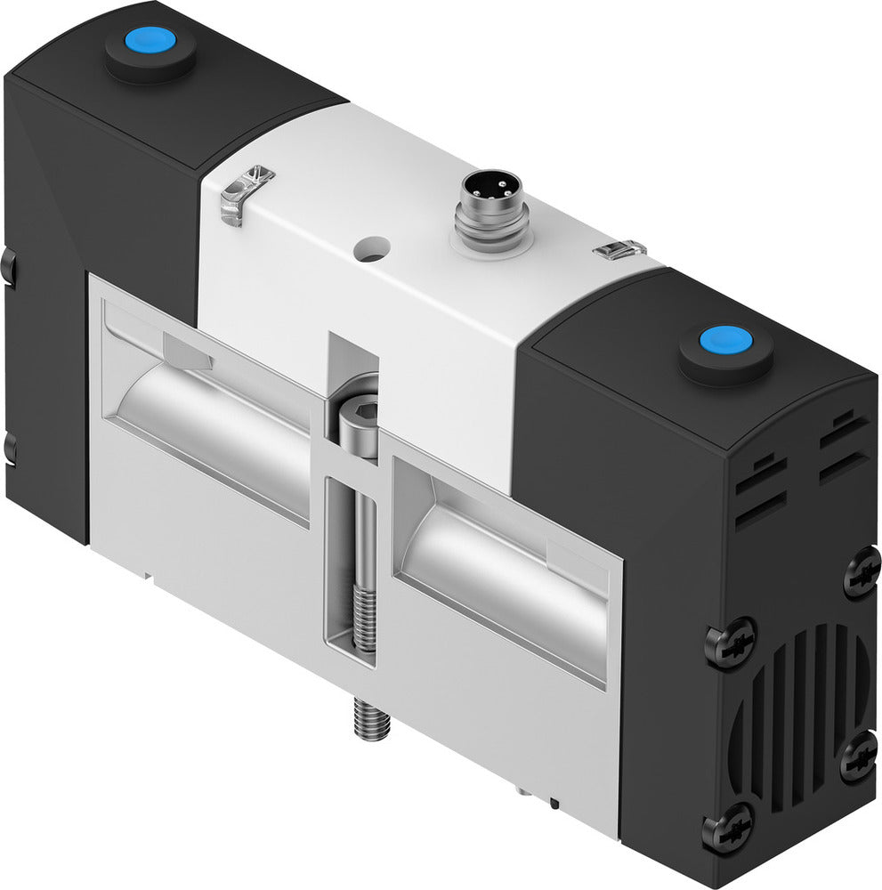 Festo 5/3 Pressurized Air Solenoid Valve Size 26mm ISO 15407-1 1000l/min - 534531