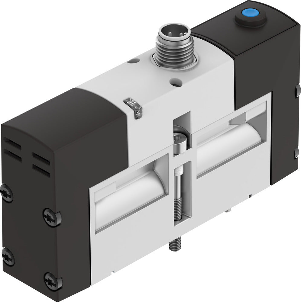Festo 5/2 Monostable Air Solenoid Valve Size 26mm ISO 15407-1 1100l/min - 534555