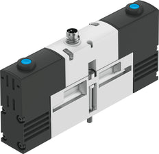 Festo 5/3 Pressurized Air Solenoid Valve Size 18mm ISO 15407-1 Size 02 VDMA 24563 450l/min - 534780