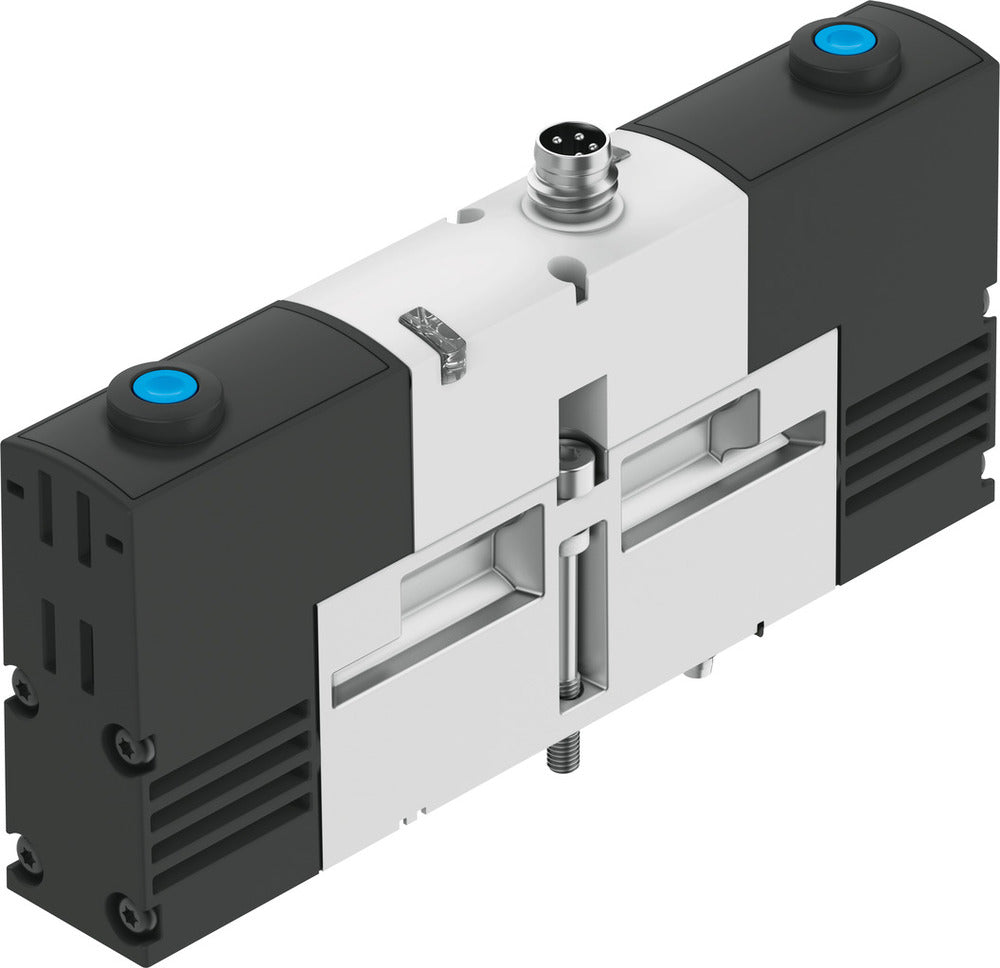 Festo 5/3 Pressurized Air Solenoid Valve Size 18mm ISO 15407-1 Size 02 VDMA 24563 450l/min - 534780