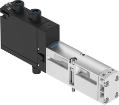 Festo 5/3 Pressurized/Exhausted Air Solenoid Valve Size 18mm ISO 15407-2 380l/min - 8039185