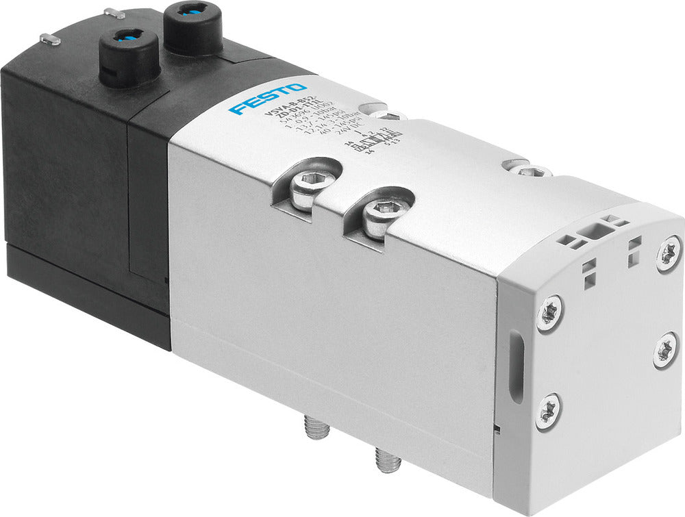 Festo 5/3 Pressurized Air Solenoid Valve Size 1 ISO 5599-2 1200l/min - 8034840