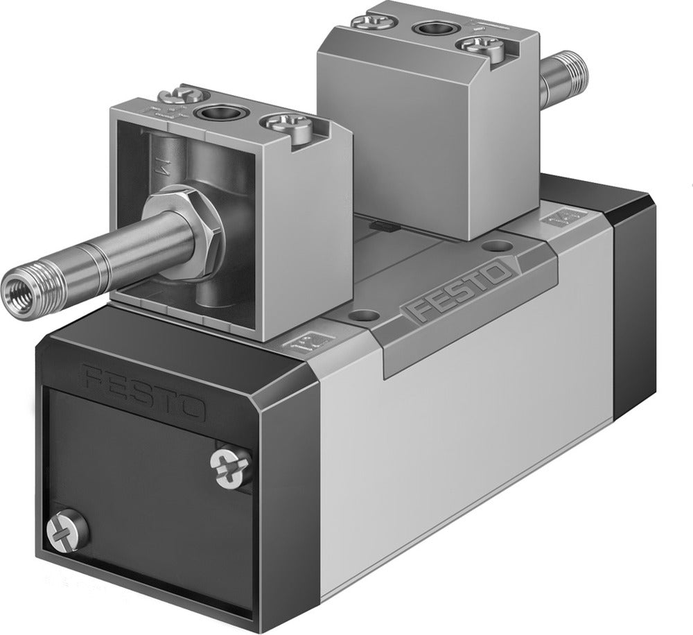 Festo 5/3 Exhausted Air Solenoid Valve Size 1 ISO 5599-1 1200l/min - 535978