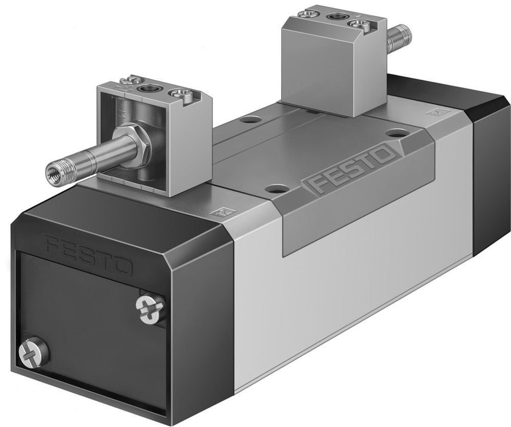 Festo 5/3 Exhausted Air Solenoid Valve Size 3 ISO 5599-1 4600l/min - 151874