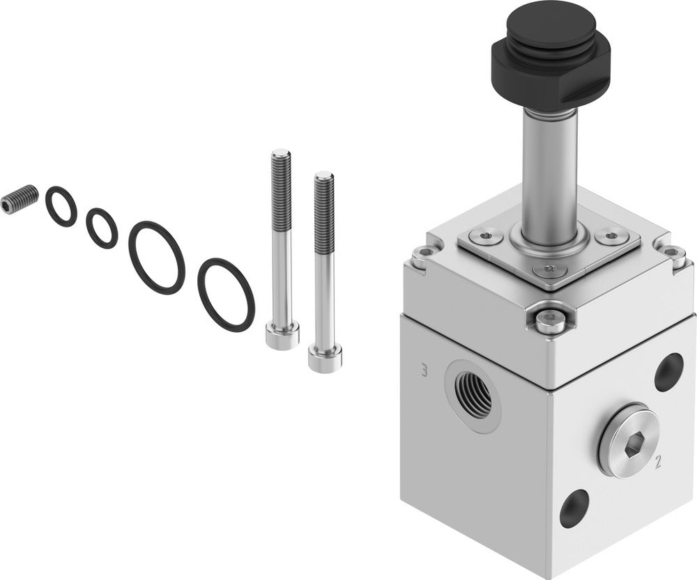 Festo 3/2 NC Monostable Pneumatic Valve M5 NAMUR 595l/min 1 - 8bar/1 - 116psi - 4514744