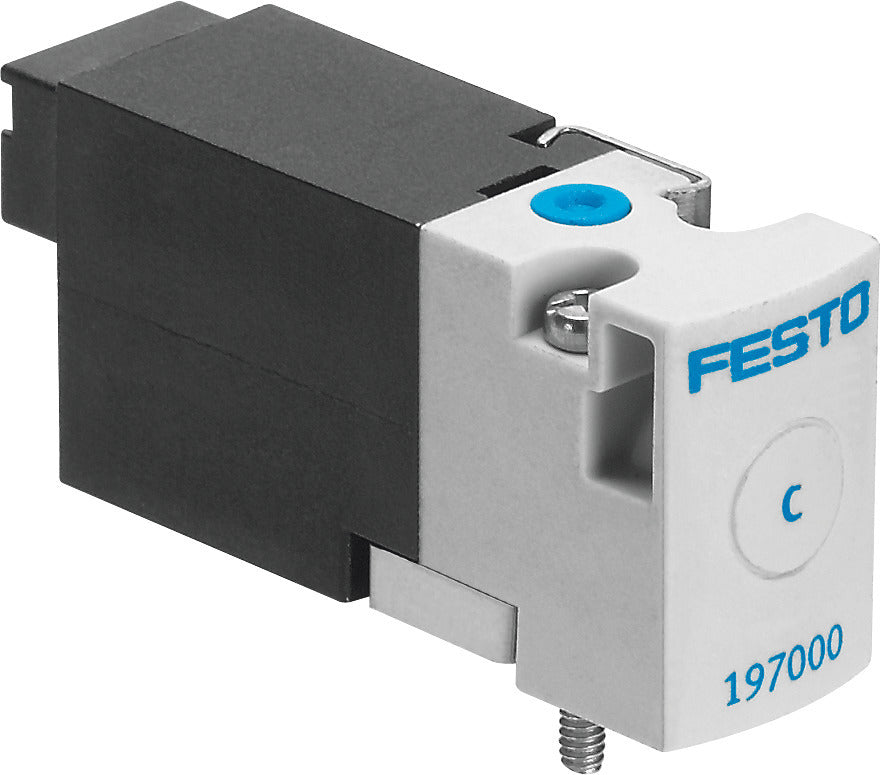 Festo 3/2 NC Monostable Air Solenoid Valve Sub-base 10l/min 0 - 8bar/0 - 116psi - 197000