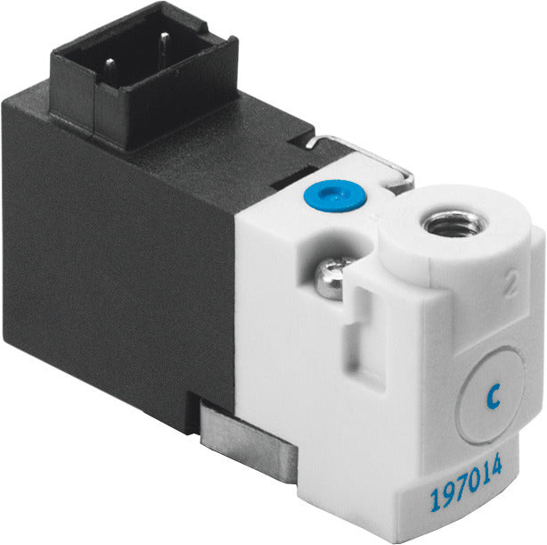Festo 3/2 NC Monostable Air Solenoid Valve Sub-base 10l/min 0 - 8bar/0 - 116psi - 197012