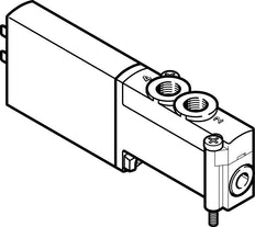 Festo 5/2 Monostable Air Solenoid Valve Sub-base 90l/min -0.9 - 8bar/-13 - 116psi - 525105