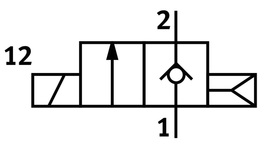 Festo 2/2 NC Monostable Air Solenoid Valve QS-6 160l/min 0.5 - 6bar/7 - 87psi - 567503
