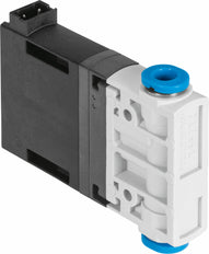 Festo 2/2 NC Monostable Air Solenoid Valve QS-4 100l/min 0.5 - 6bar/7 - 87psi - 553118