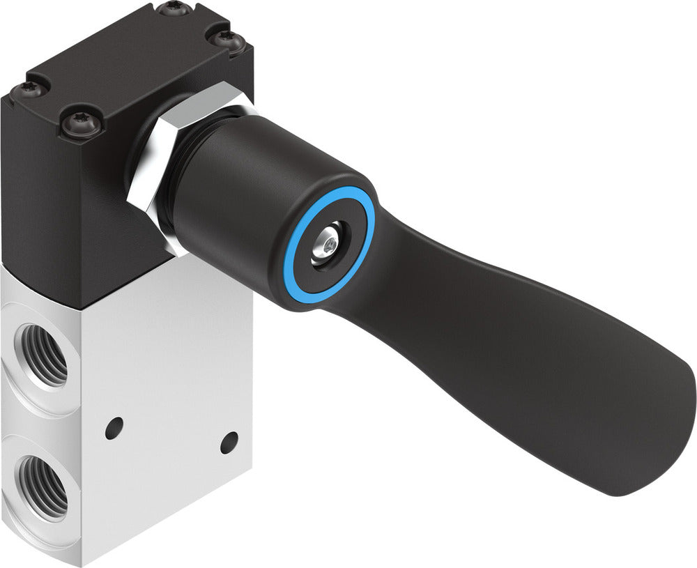 Festo 3/2 NO/NC Monostable Hand Lever Valve G1/4 870l/min -0.95 - 10bar/-14 - 145psi - 4165854