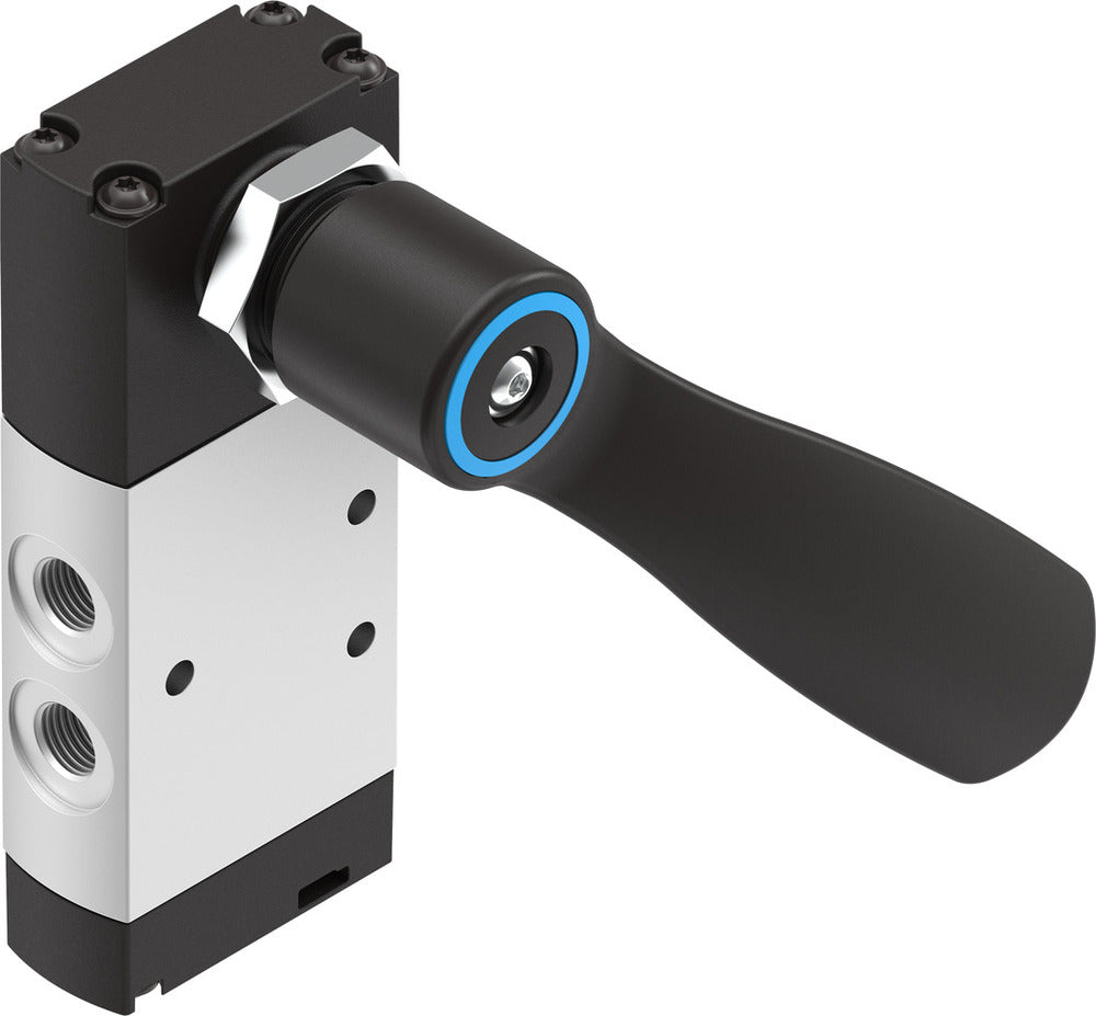 Festo 5/2 Monostable Hand Lever Valve G1/8 750l/min -0.95 - 10bar/-14 - 145psi - 4165855