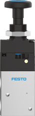 Festo 3/2 NO/NC Monostable Pushbutton Valve G1/4 870l/min -0.95 - 10bar/-14 - 145psi - 5299712