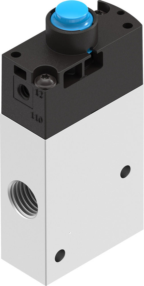 Festo 3/2 NC Monostable Stem Actuated Valve G1/4 870l/min -0.95 - 10bar/-14 - 145psi - 8031336