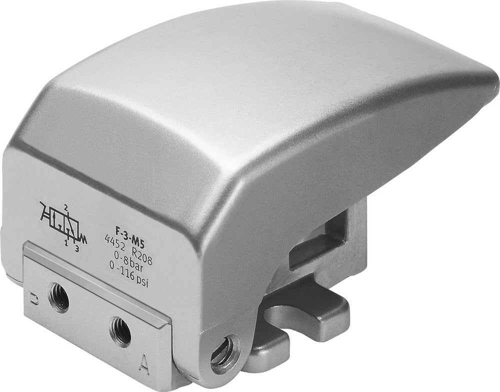 Festo 3/2 NC Monostable Pushbutton Valve M5 80l/min - 4452