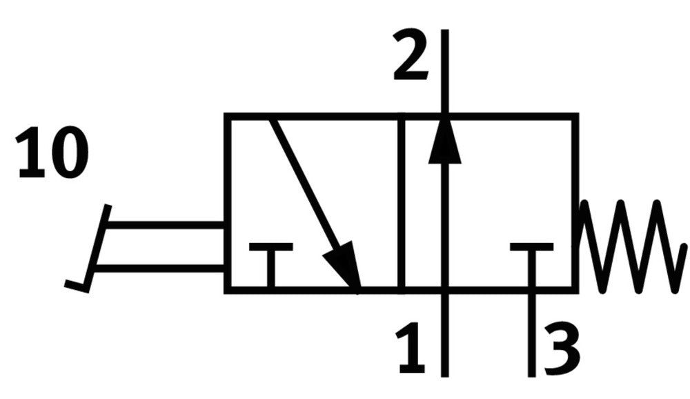 Festo 3/2 NO Monostable Foot Valve G1/4 600l/min - 8988