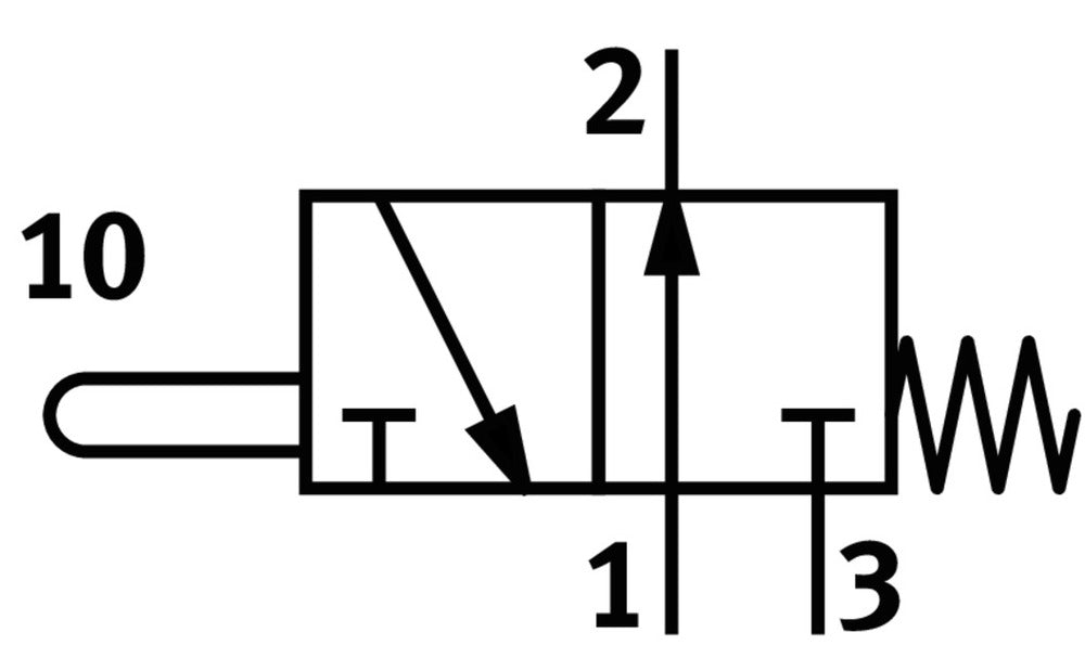 Festo 3/2 NO Monostable Stem Actuated Valve G1/4 600l/min - 9157