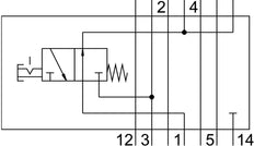 Festo Vertical Pressure Shut-Off Plate - 555790