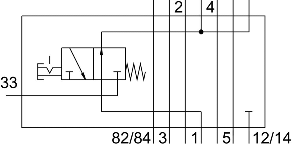 Festo Vertical Pressure Shut-Off Plate - 543601